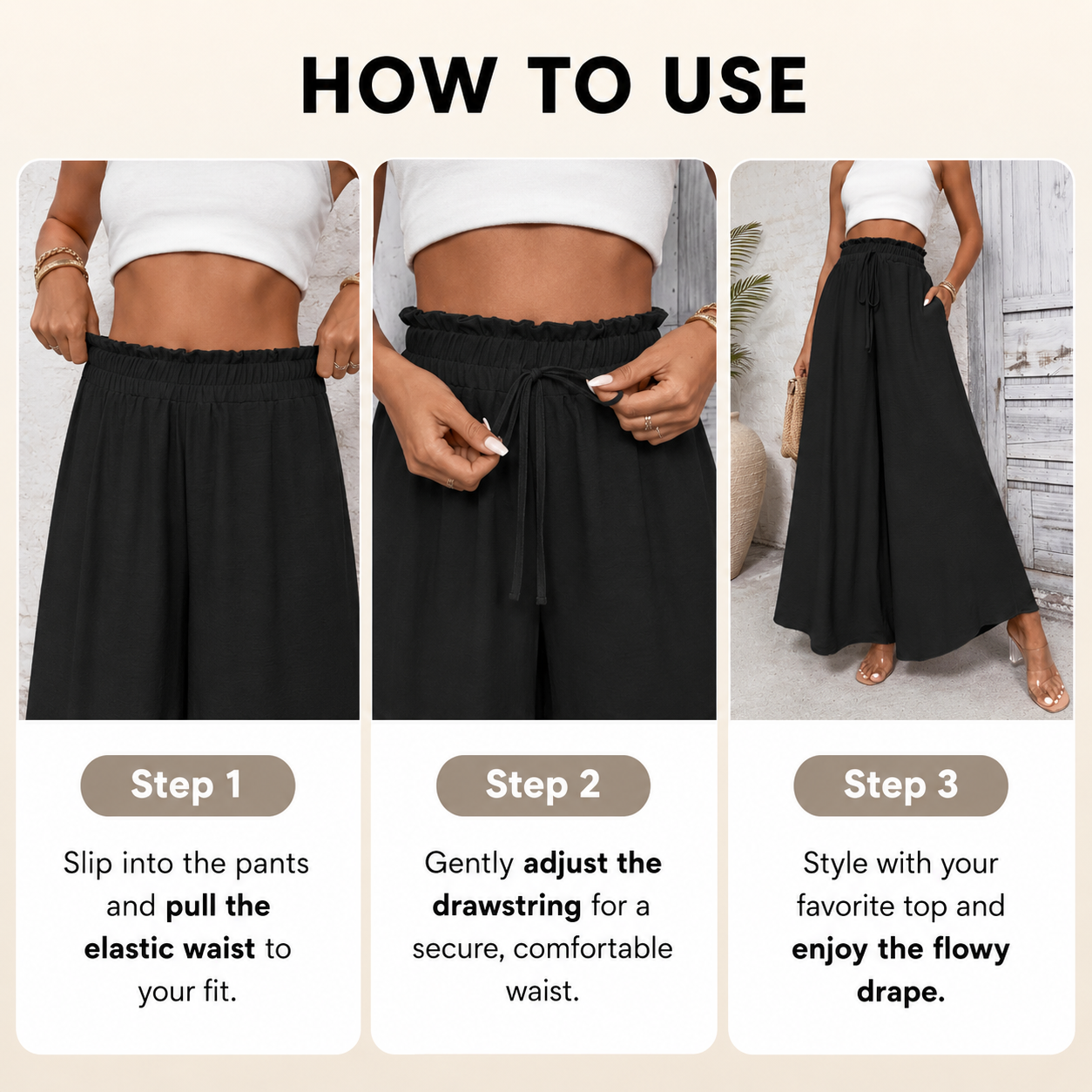 Riviera Wide-Leg Pants