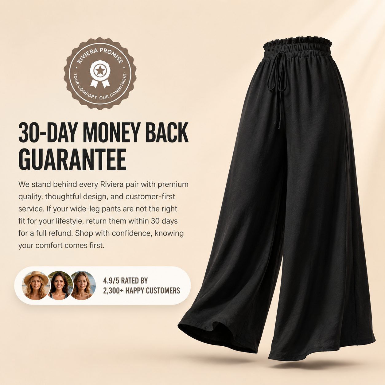Riviera Wide-Leg Pants